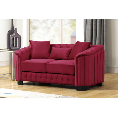 Jaselyn 64'' Velvet Loveseat