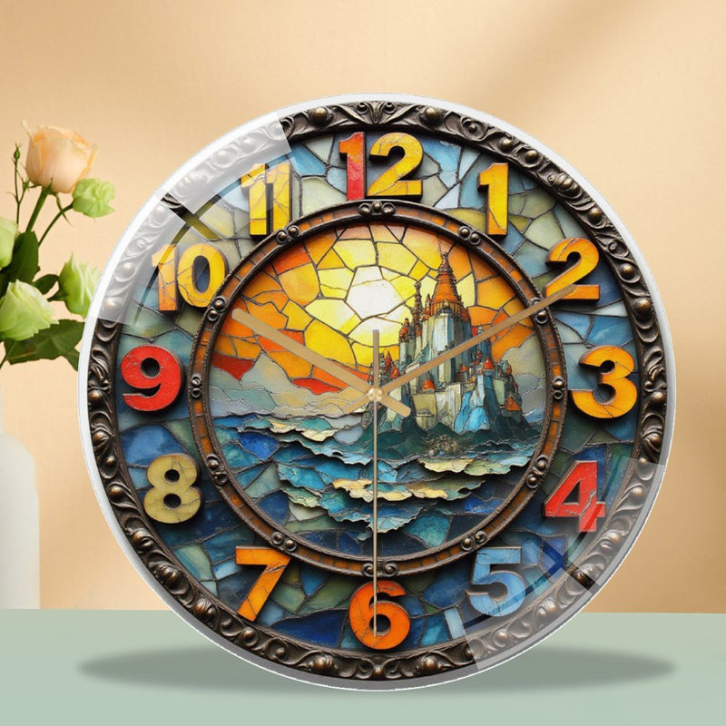 Horloge murale 12 po
