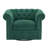 Danyiel Chesterfield Upholstered Swivel Club Chair