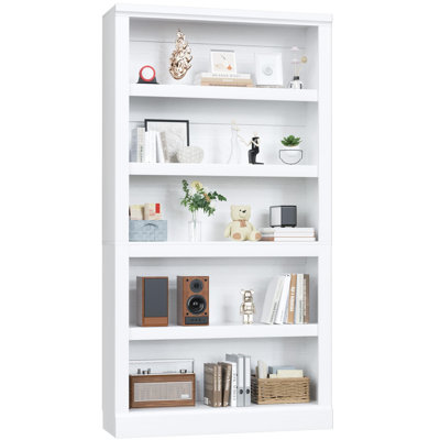  71'' H x 31.5'' W Bookcase with Adjustable Shelves