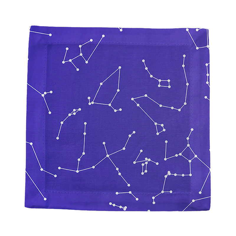 Constellations Stars Cotton Sateen Cocktail Napkins