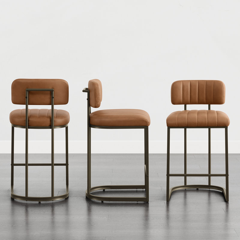 Tabouret de bar moderne 35 po, Brown