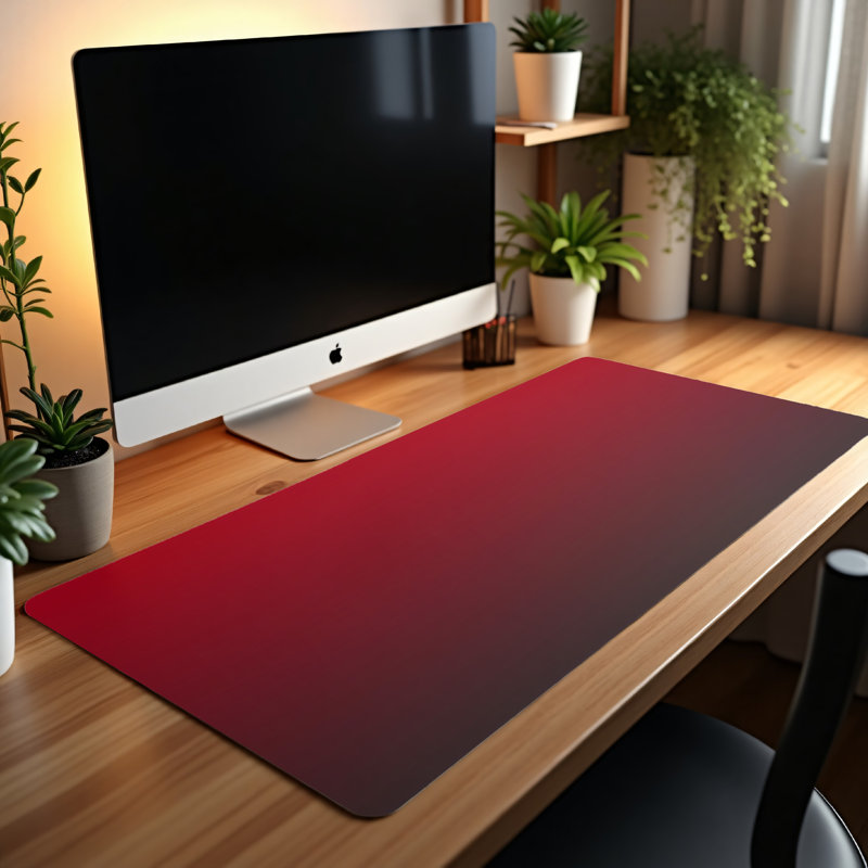 Polyester Desk Pad, 14.4x12.1