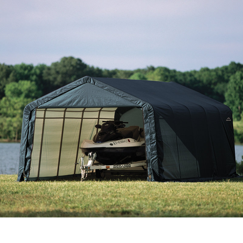 ShelterCoat 12 x 20 ft. Garage Peak, Green