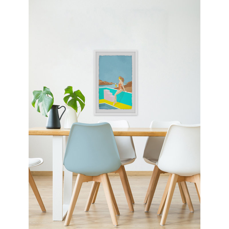 'Summer Chilling II' Framed Print, 36" H x 24" W x 1.5" D