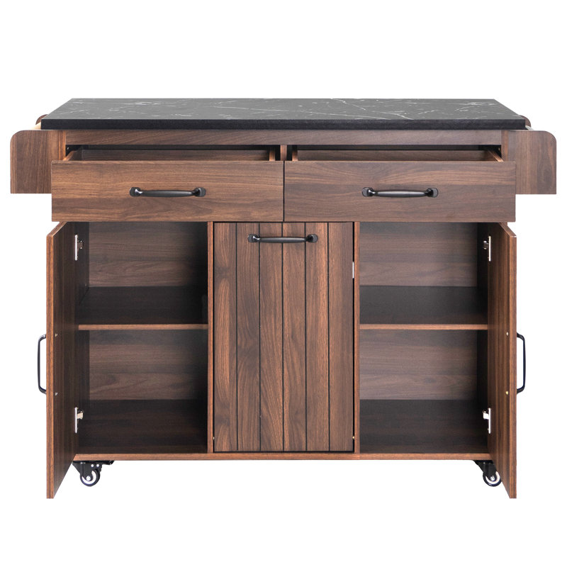 Chariot de cuisine, Walnut Brown