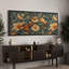 «Abstract Botanical Floral Elegance», reproduction d'art rétro encadrée sur toile-111568204-98041997