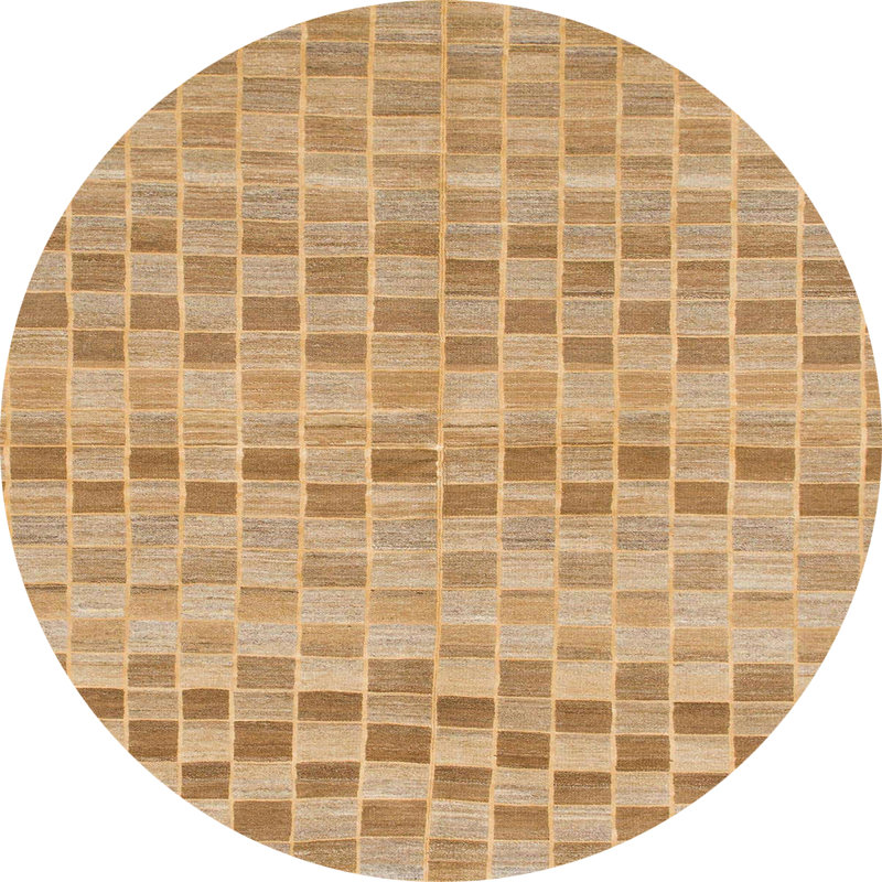 Tapis abstrait moderne 1560, Rond 8 pi