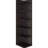 6 Corner Bookcase In Dark Brown Cappuccino - Space Optimizing Design 6-Shelf Stylish Storage For Your Home