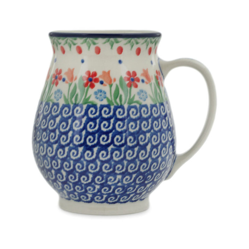 17 oz. Tasse en grès - Jardin de Babcia