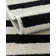 Arzilla Striped Ivory/Black Area Rug