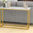 Wallace & Bay Marb White Sofa Table