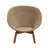 Peacock Solid Wood Patio Dining Armchair with Cushion-56178190-56109776