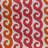  Fuchsia Waves Printed Table Runner