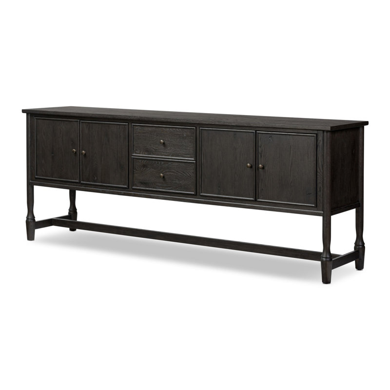 Bari Sideboard, Smoked Black Resawn Oak