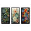 «Green Succulents Natures Sculptures», 3 pièces sur toile-1824298084-1824298087