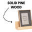 Pine Solid Wood Picture Ledge Wall Shelf-70093015
