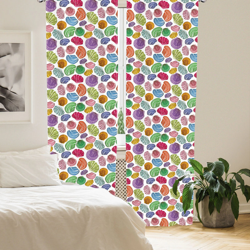 Semi-Sheer Rod Pocket Sliding Panel, 28" x 63"