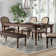 Leesburg Extendable Mahogany Oval Solid Wood Base Dining Table