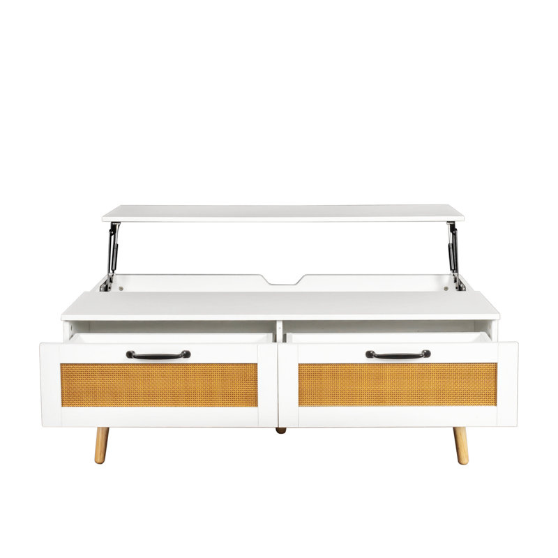 Table basse Amelio, Blanc
