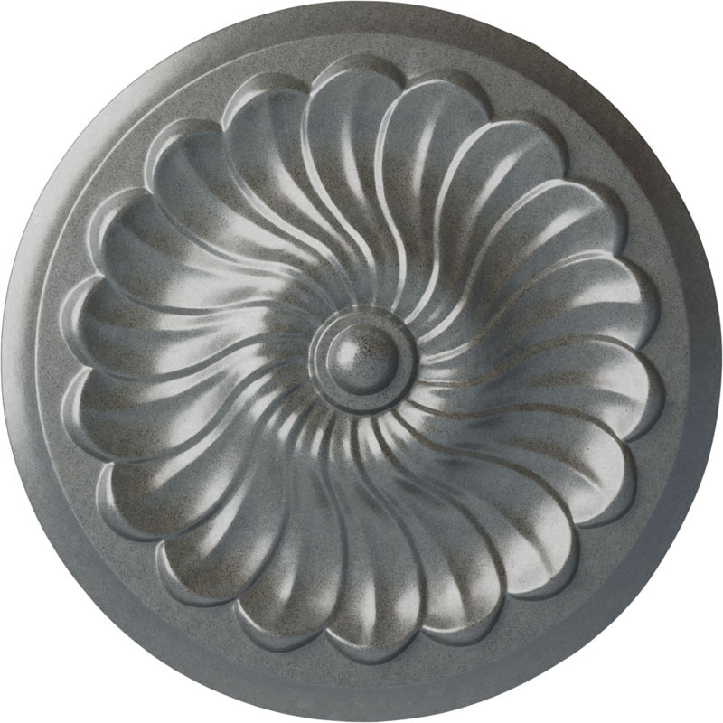 Médaillon de plafond en spirale Endurathane, Platinum