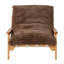 Chaise d'appoint rembourrée en frêne de 35,24 po Kyna-1452997569
