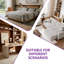 Canapé surdimensionné de 110 po à 4 sièges profonds avec coussin décoratif et accoudoir carré pour bureau de salon, gris clair