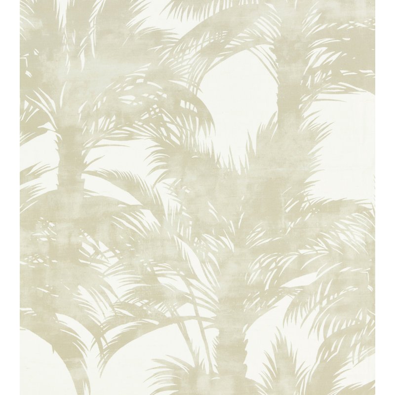 Breeze Palm Print Fabric, Sand