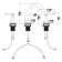 Widespread 2-handle Bathroom Faucet with Drain Assembly