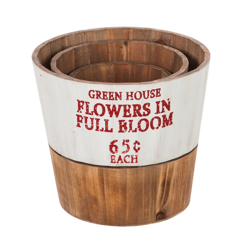 Indoor / Outdoor Barrel Planter