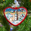 3.5'' Glass Holiday Shaped Ornament