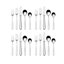 Mikasa Wilder 20 Piece Flatware Set, Service For 4, 18/10 Stainless Steel
