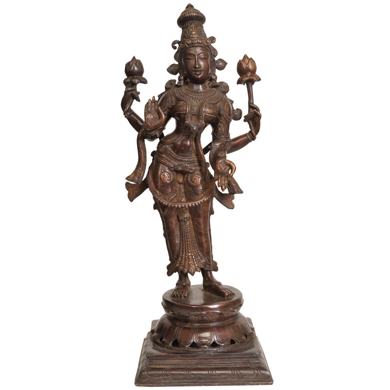 Devi Lakshmi (déesse de la richesse et de la prospérité), Brun