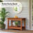 24" Waterproof HIPS Shower Bench, All-Weather Shower Stool, 400 lbs Weight Capacity, Non-Slip Feet, Teak-75284260-75284261