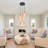3-light Dimmable Cluster Pendants