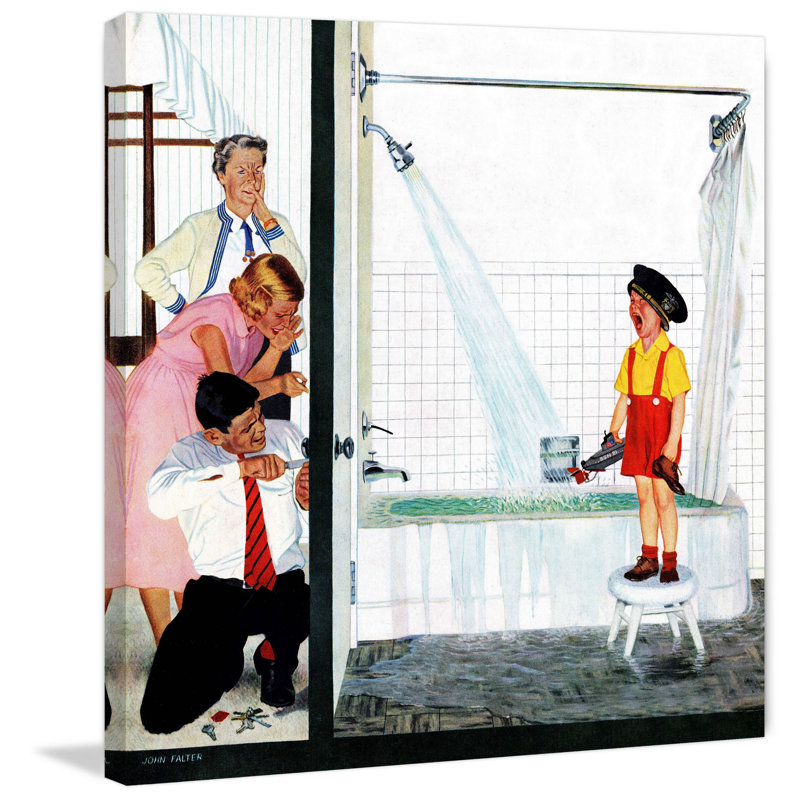 " Bath " by Marmont Hill, 40" H x 40" W