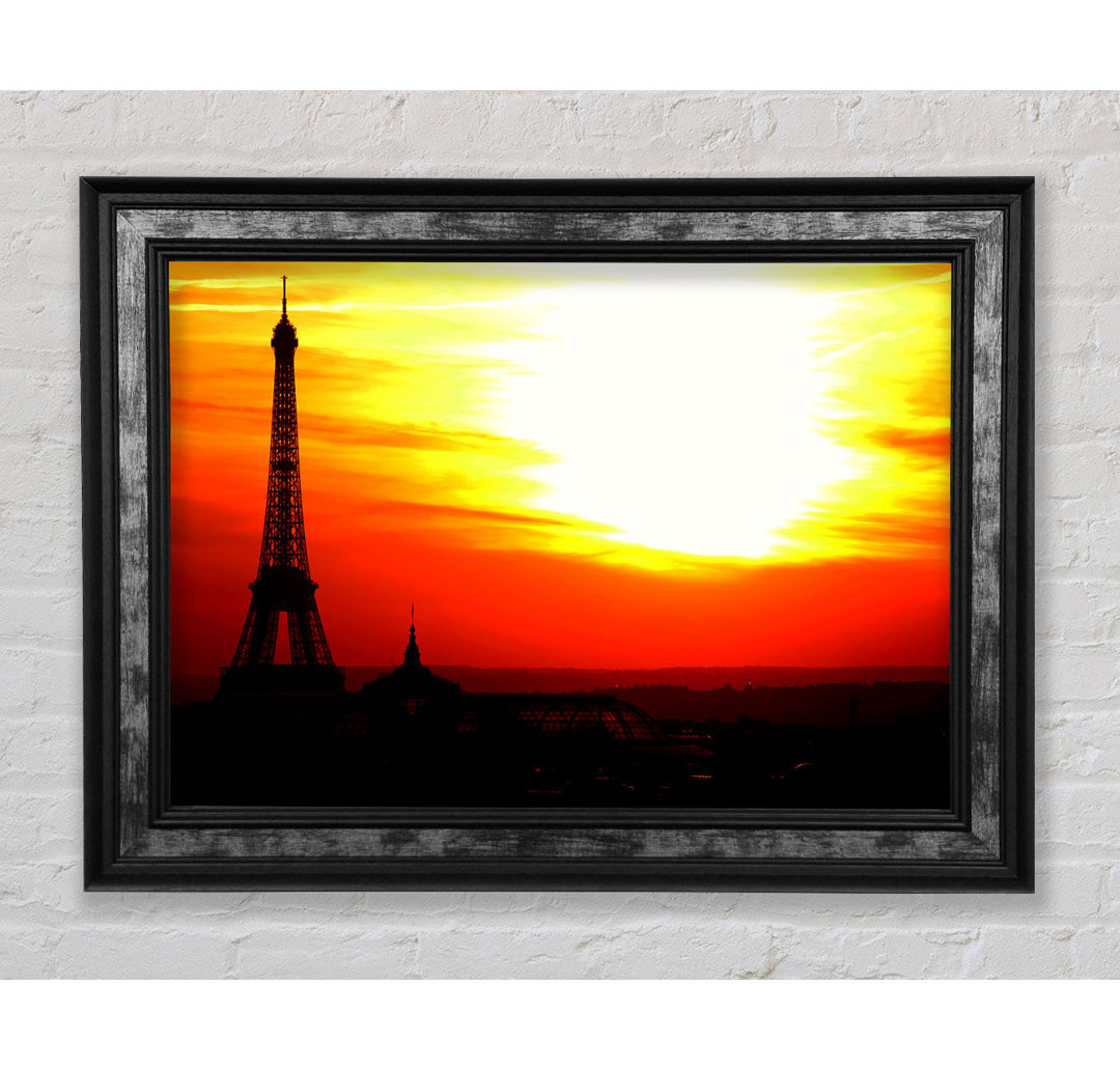 Paris Eiffelturm Sun Blaze - Druck