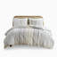 Housse de couette en coton double avec chenille - Motifs géométriques, douillets et agréables, 2 taies décoratives standard incluses chaudes-121234878-121234879