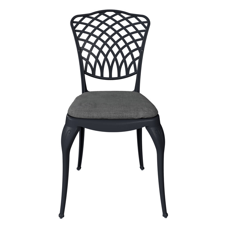 Ymir 2 - Person Patio Dining Set with Round Table , Cushions Included