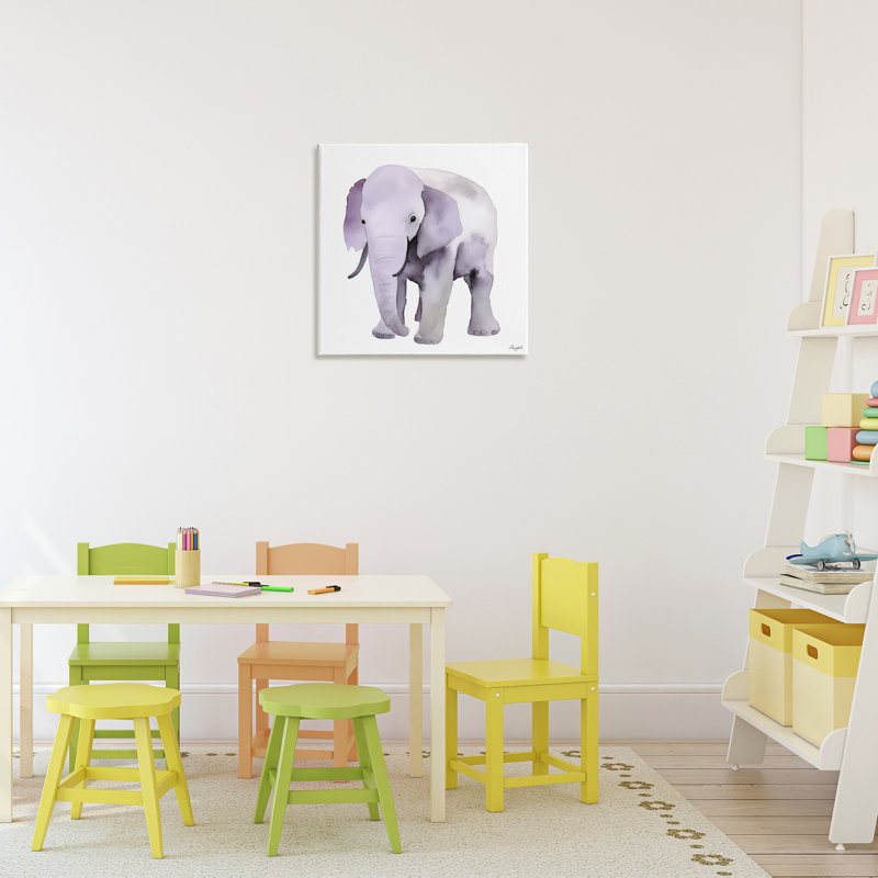 Toile d'éléphant pour enfant, design par Roozbeh, H 17 po x l 17 po