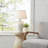 Ahanu Farmhouse Ceramic Table Lamp with Handles