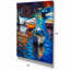 Bateau sur le lac-reproduction d’art sur toile tendue-29505694