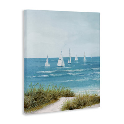 «Sail Away Beach Seascape Canvas», conception par Lorenzo Collective