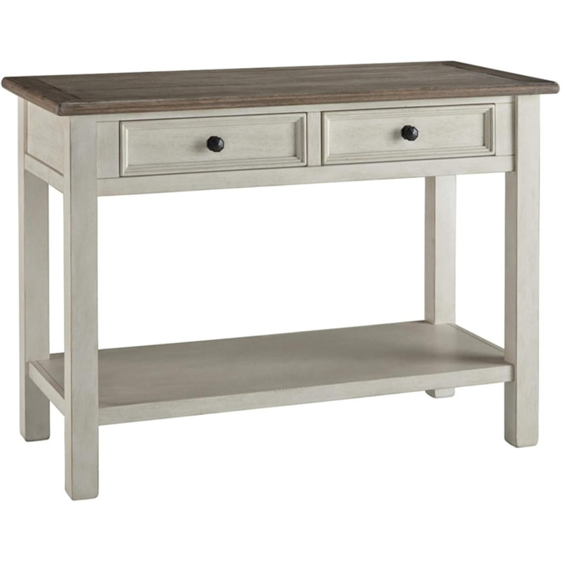 Table de canapé à deux tons Farmhouse - crème antique