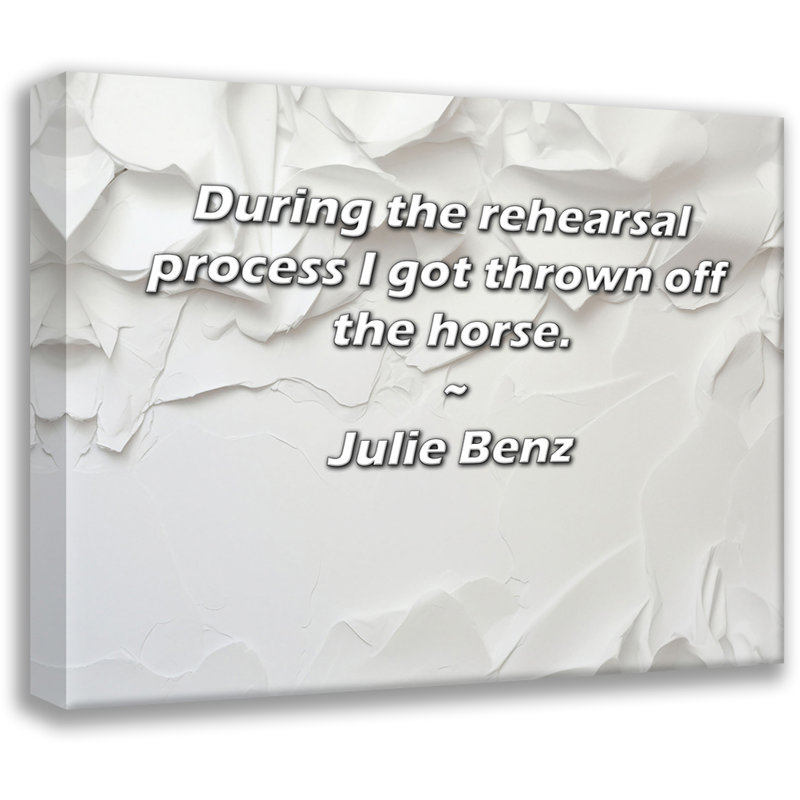 «Astoria Grand Gallery Wrarap Canvas» par Julie Benz:, H 33 po x l 48 po