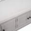 Banc de rangement avec 4 portes et tablettes réglables-129385987