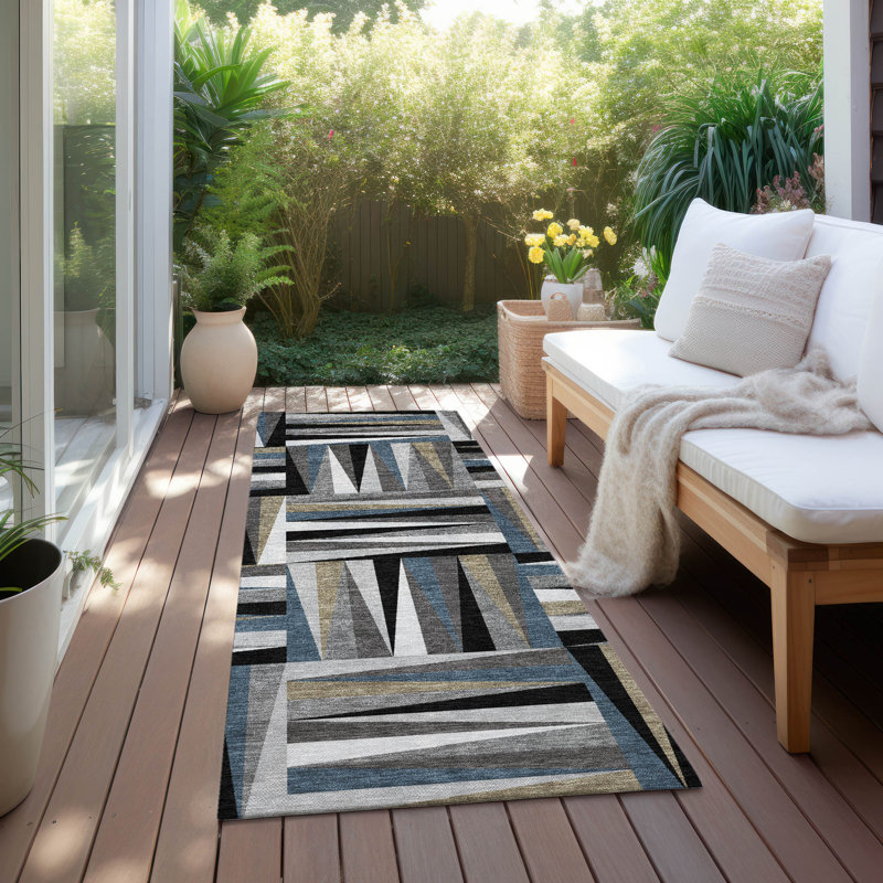 Tapis intérieur / extérieur Chayden Chantille ACN1012, Tapis de couloir 2 pi 3 po x 7 pi 6 po
