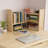 Planada Desktop Organizer Bookshelf Solid Wood Stackable Desk Organizer -715095856
