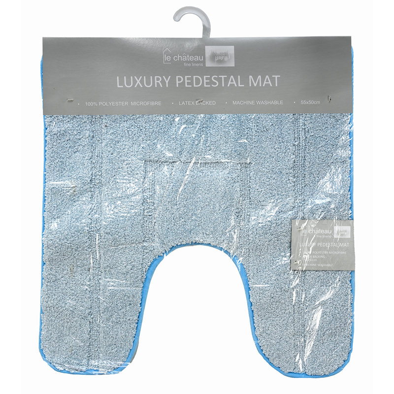 Abbingt Non-Slip Contour Mat, Dark Blue