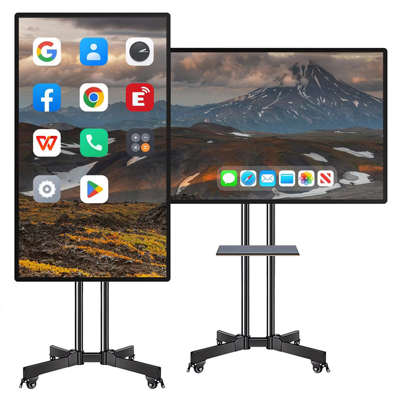 JYXCN Smart Board 49 pouces tableau blanc interactif tout-en-un, ordinateur à écran tactile avec double système et partage de nuage - Convient pour la salle de classe, le bureau et les présentations? (Comprend un support mural)